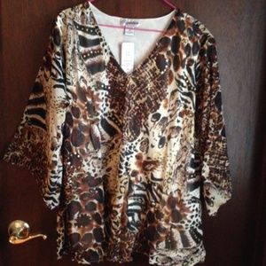 ANIMAL PRINT TUNIC